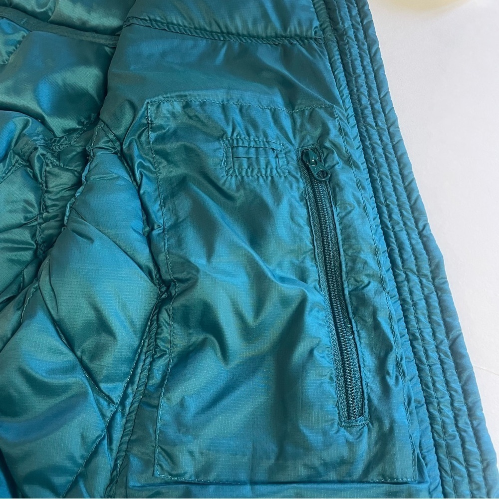 Woolrich Women's Goose Down Puffer Vest Teal Size Small - Picture 9 of 14